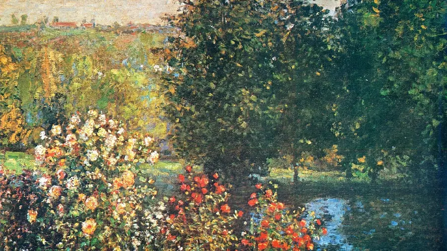 Barberini Museum | Claude Monet Rose Bushes in the Garden at Montgrn Pai Monet 1840-1926 