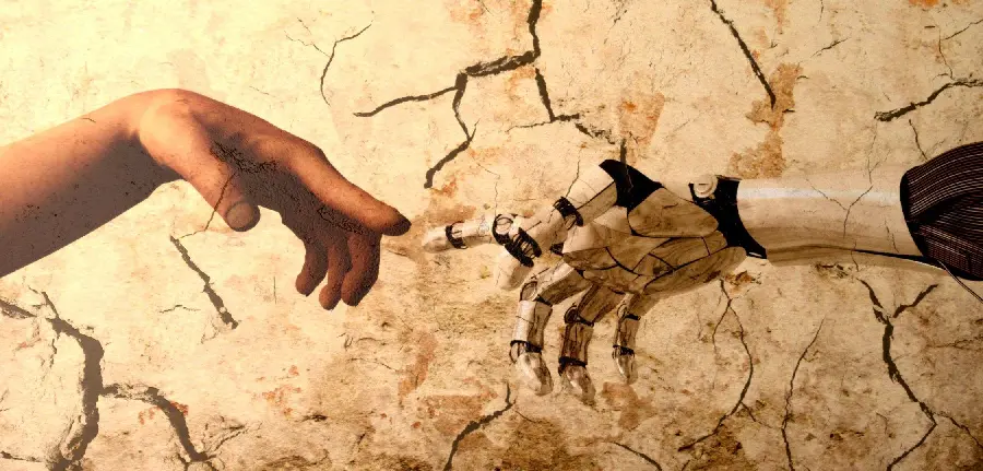 Simple picture of the most famous work of Michelangelo, the famous Italian painter and architect 