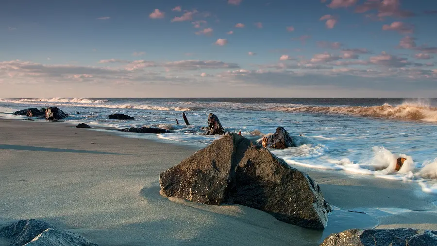 Nature of the sandy beach of the sea, special and spectacular with HD quality 