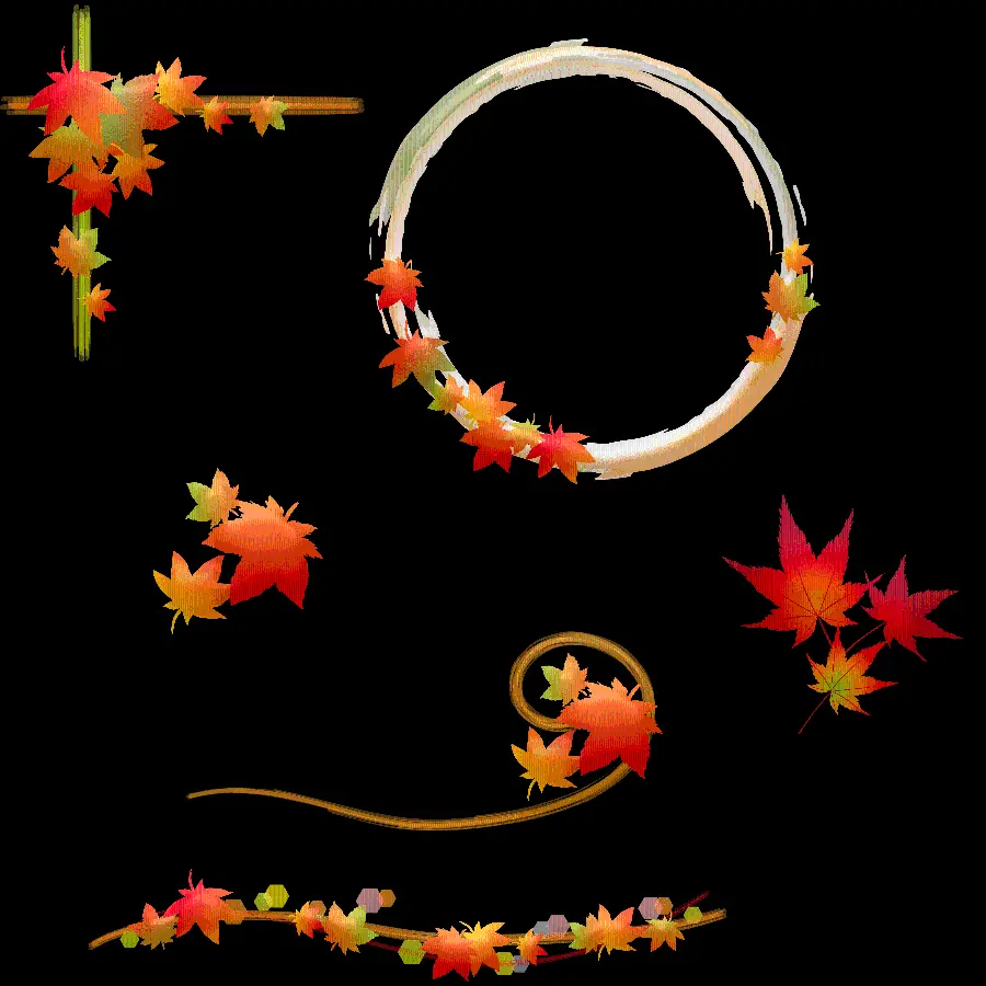 Download a stylish and classy photo of an autumn text box with a black background 
