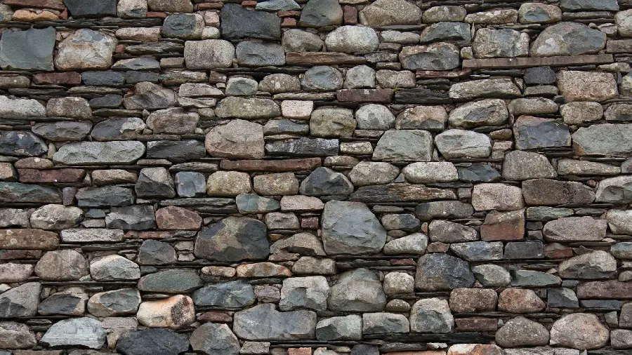 Interesting and spectacular stone wall for computer background 
