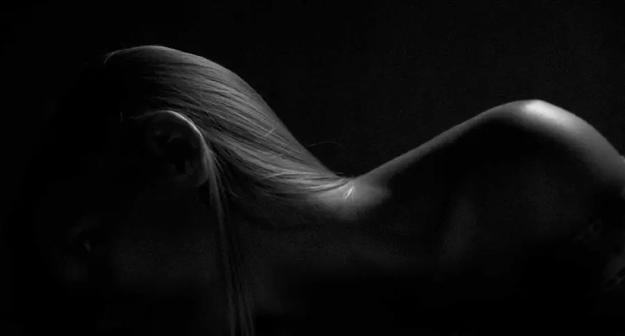Quality stock from fine art photography in a woman's sketch in the dark