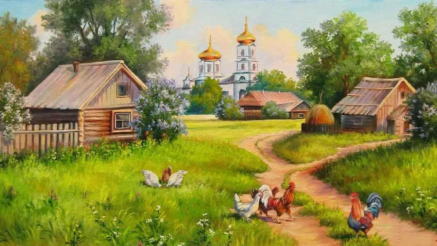 Nature painting stock photo for printing and poster printing