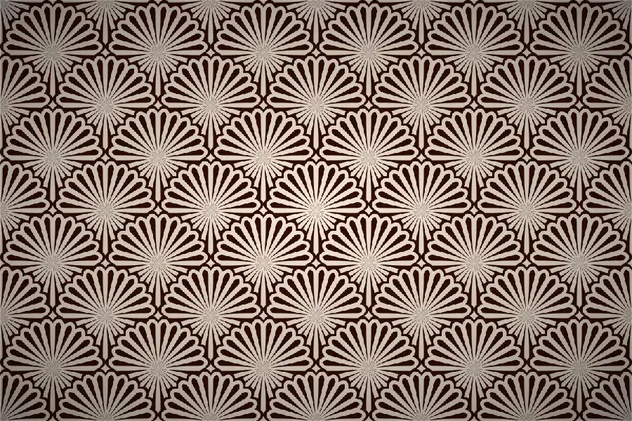 Texture wallpaper with a pattern of one-size shells