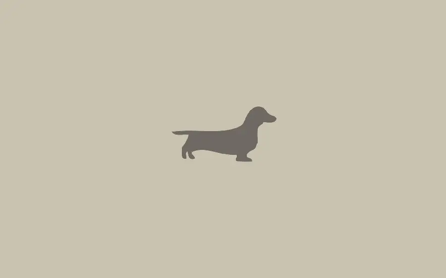 Minimalist Dog Wallpaper for Computer and Desktop