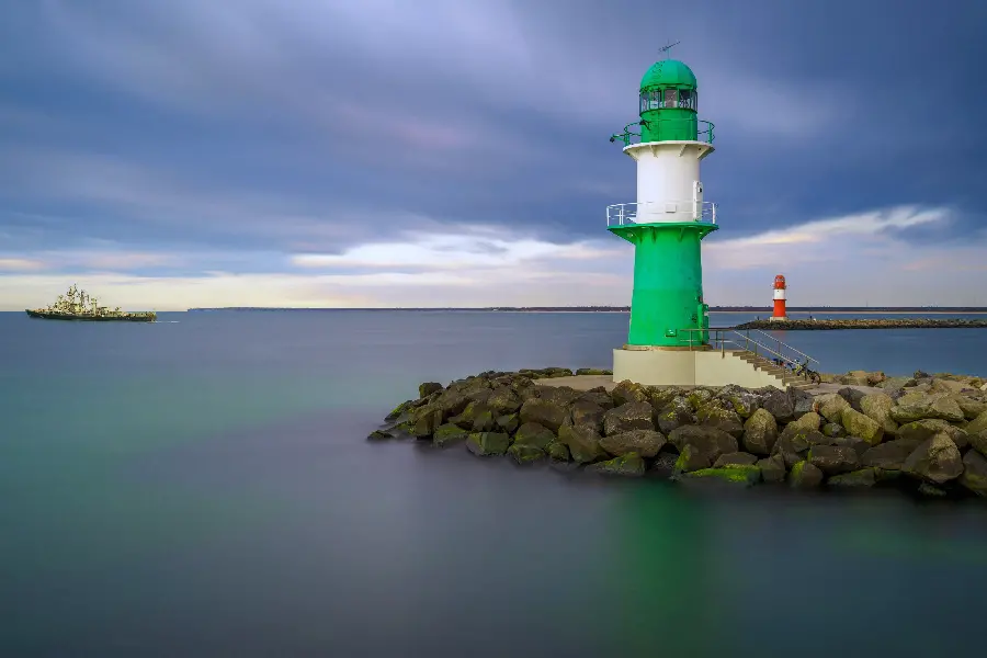 8K lighthouse and watchtower photo for tablet and mobile background 