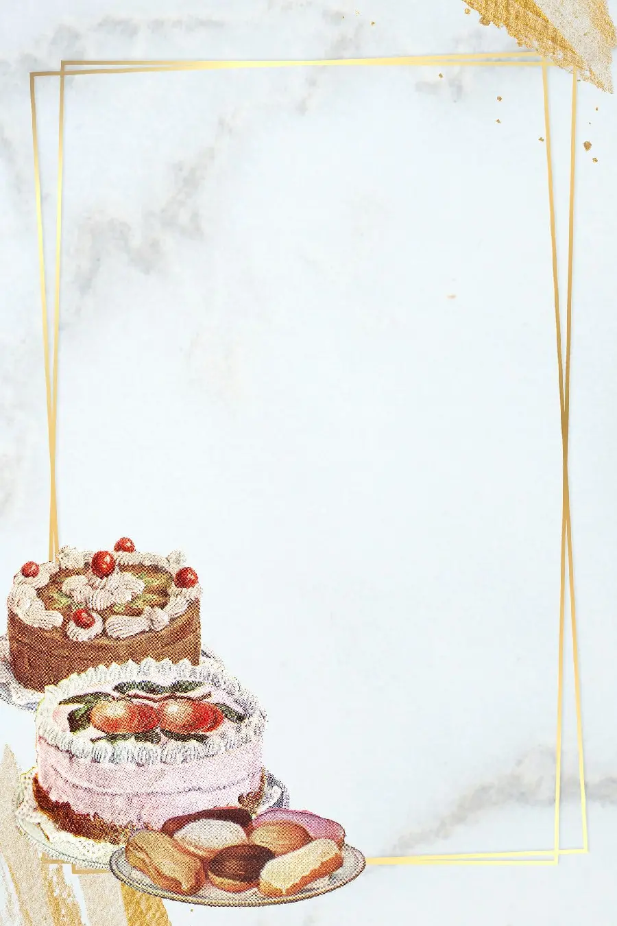 Background and wallpaper of baking and pastry design, cakes and desserts in HD quality