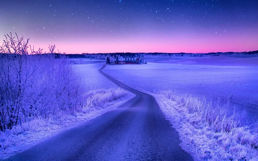 Full HD stock photo with a winter theme suitable for printing decorative bedroom paintings 