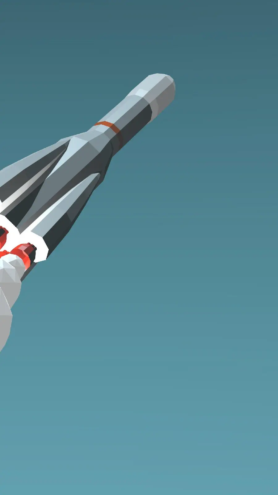 Minimalist Rocket Wallpaper for Android Mobile Screen
