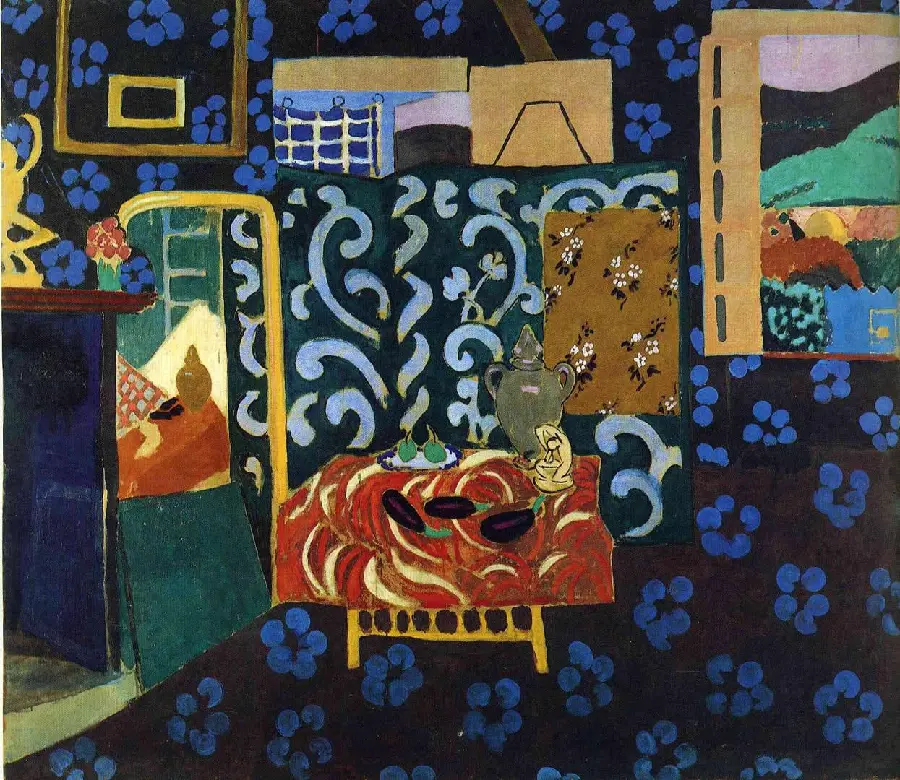 Still life with aubergines in 1911 by Henri Matisse