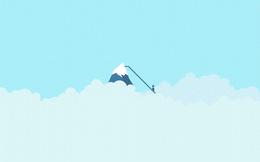Blue minimalist background for lovers and fans of this color