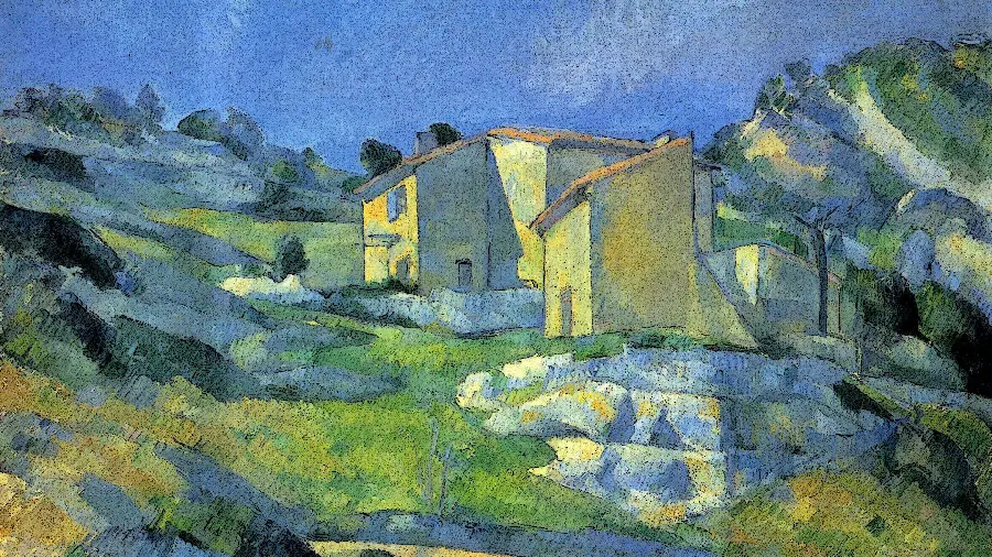 Photo of houses by Paul Cezanne 1833