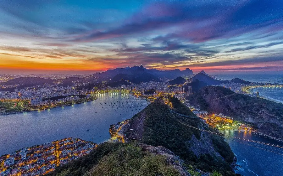 Luxury background photo of a stunning place in Brazil