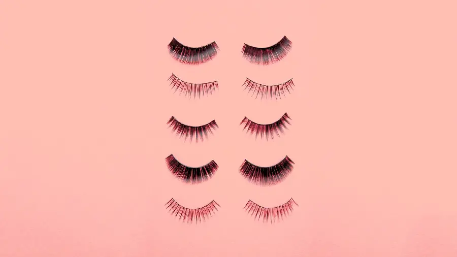High quality image of new types of eyelash extensions and implants