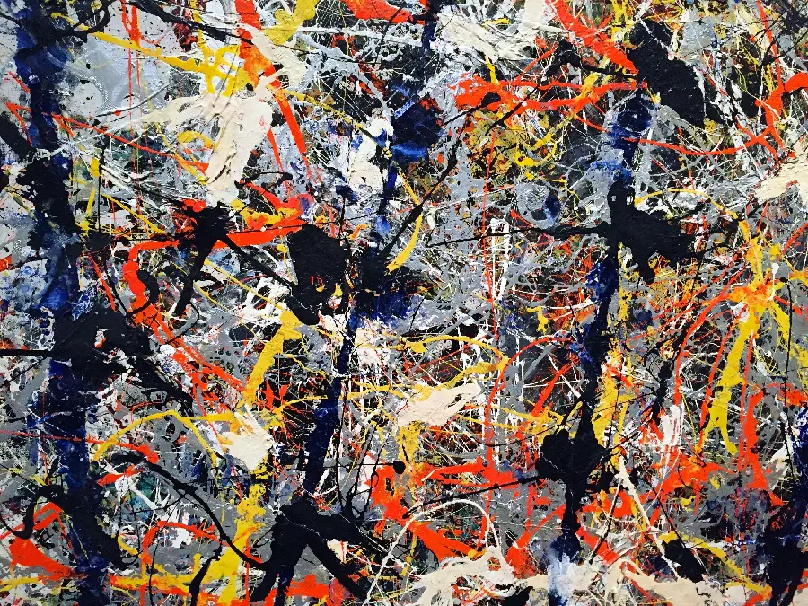 Modern Painting Blue Poles No. 11- 1952 by Jackson Pollock