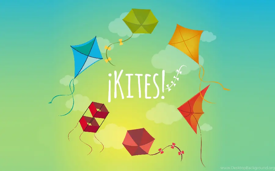The most beautiful background photo with flying kites