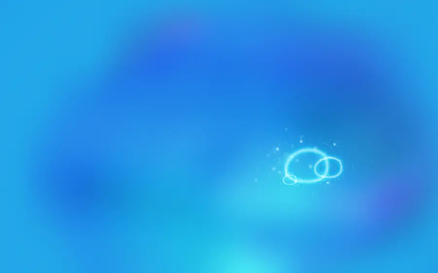 Simple and attractive wallpaper in a shiny blue theme for office desktops
