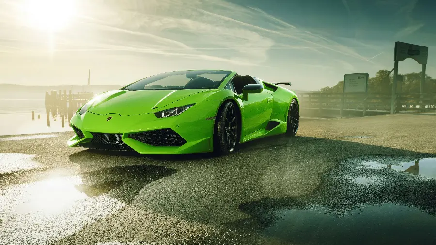 The most viewed image of the latest Lamborghini Huracan model HD 