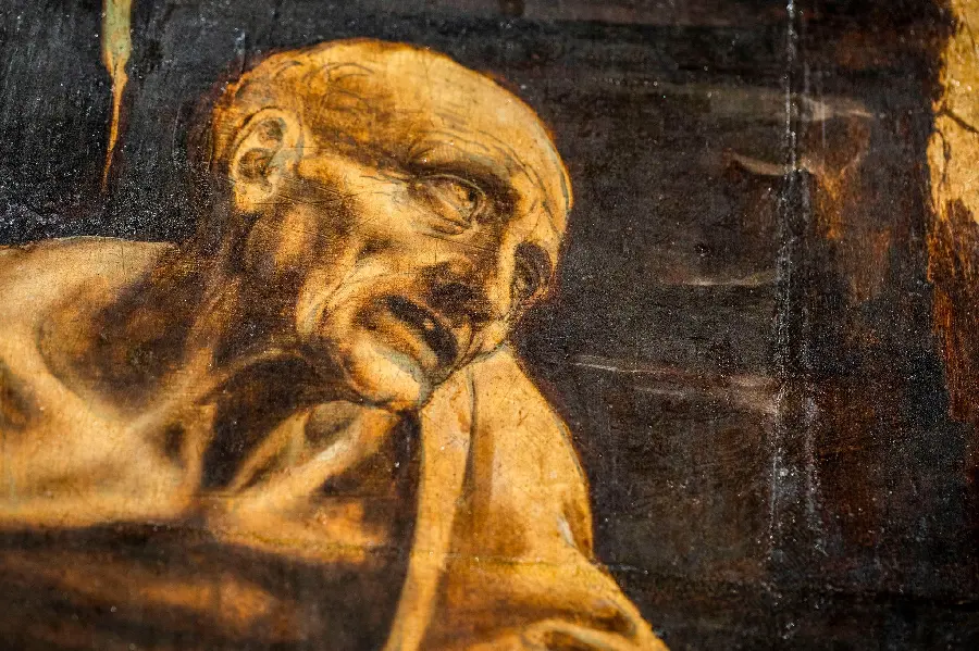 The strangest image ever recorded in the name of Leonardo da Vinci, the scientist and inventor 