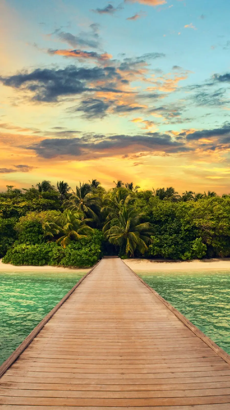 Stylish and unique view of the dream island and the sea 