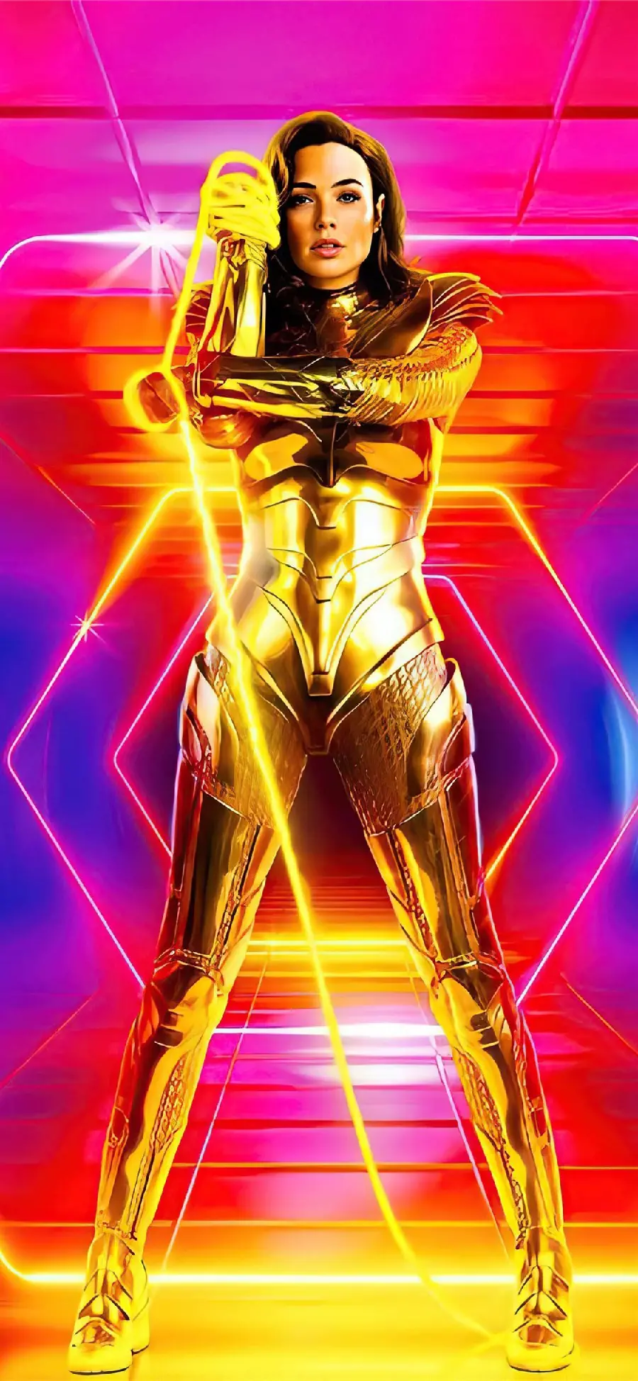 Wonder Woman cartoon image with simple background for profile and wallpaper