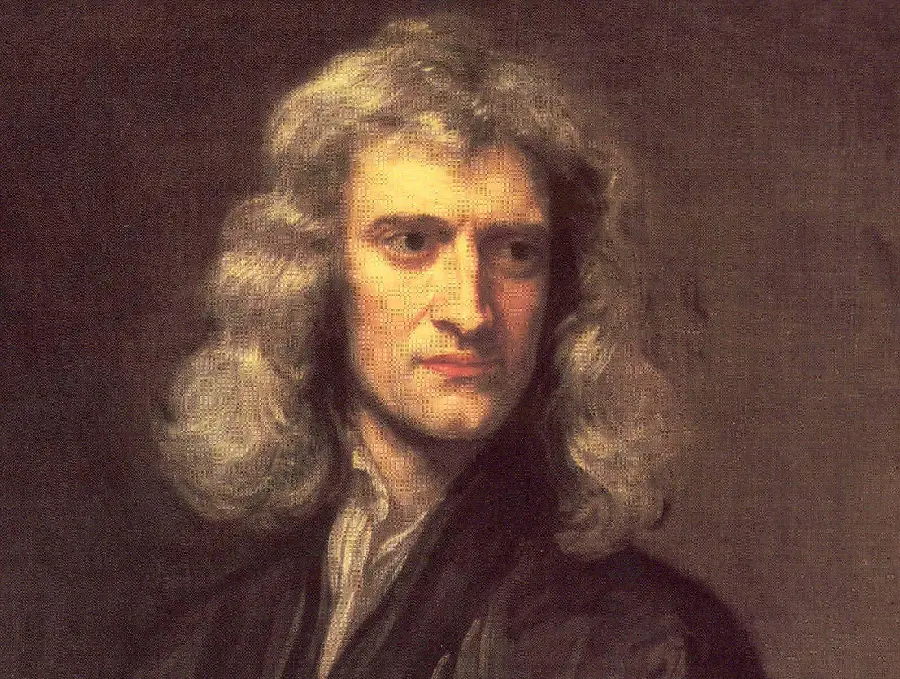 Download quality photo of Newton, English mathematician and physicist 