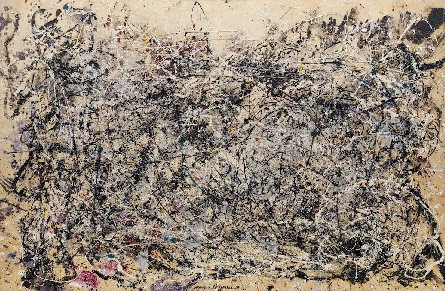 Decorative wall painting pause No. 4 - Jackson Pollock 