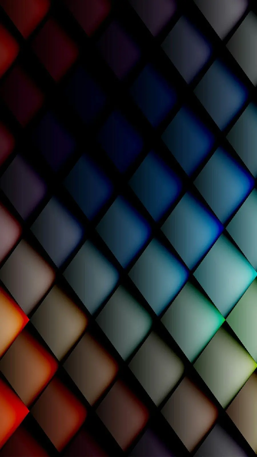 Attractive colorful square 3D background