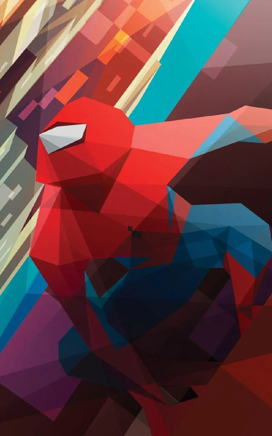 Download a very beautiful and anime wallpaper of Spider-Man
