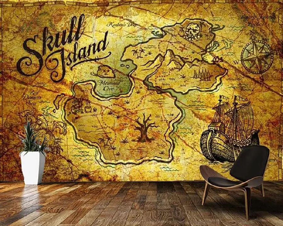 Download Stock Photo Treasure Map Pirates of the Caribbean 