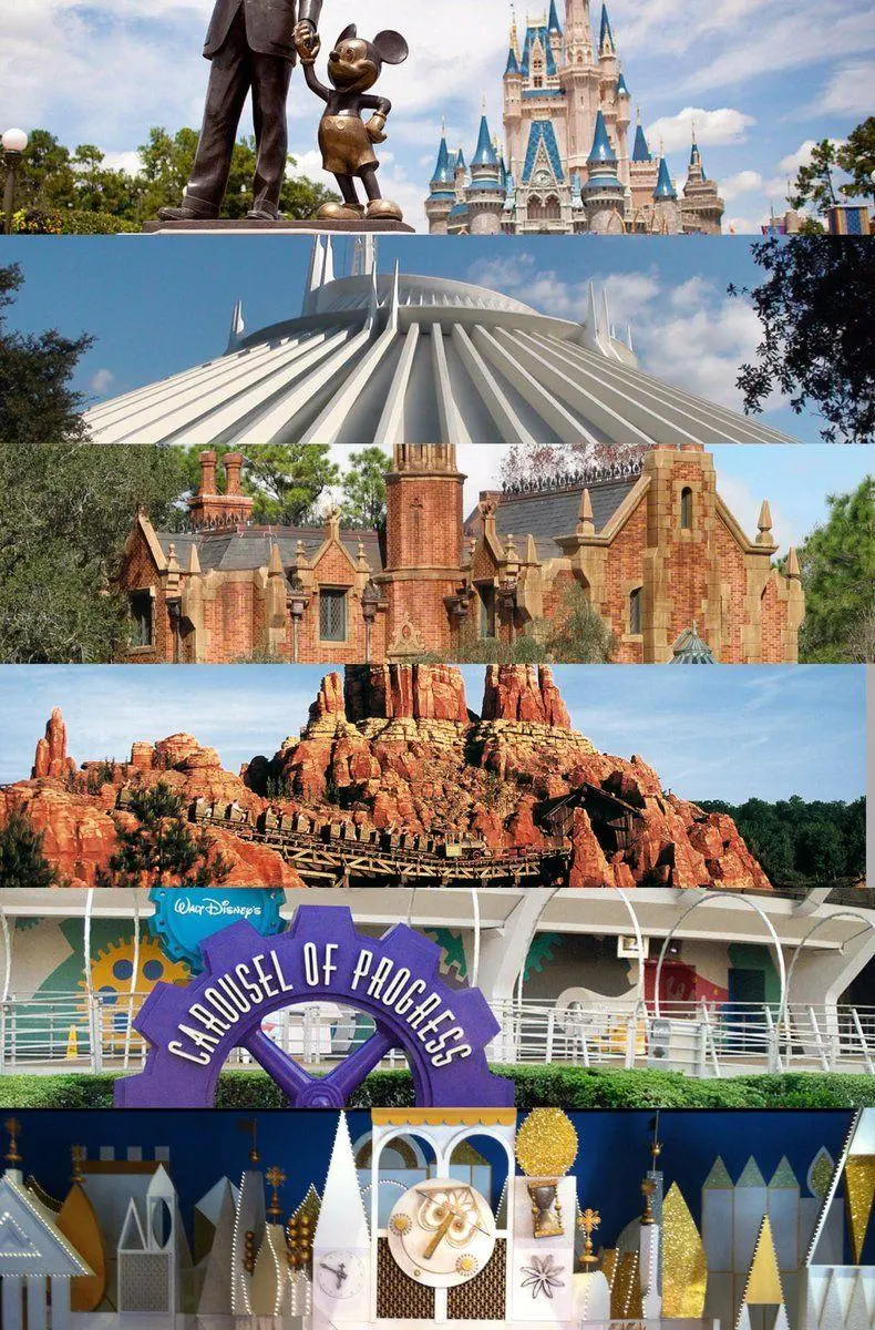 Download interesting and beautiful 3D background photo from Disney's Disneyland 