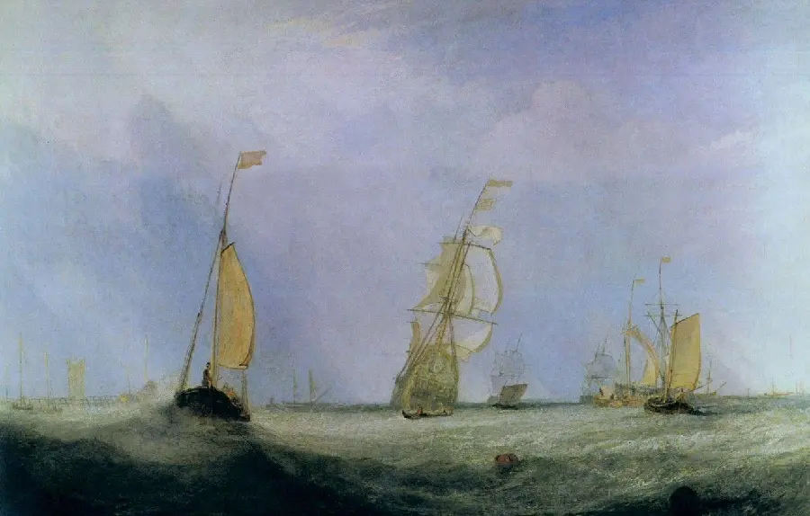 Download the painting Rain Speed ​​Steam by William Turner, the famous English painter