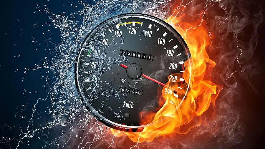 Great Photoshop Background of the Speedometer in the Fast and Furious Cinematic