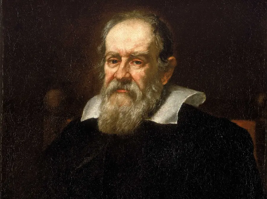 Photo of Galileo Galileo with a black background for the profile of special people