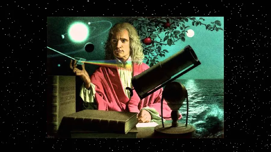 The most stylish Newton stock image for printing without loss of quality 
