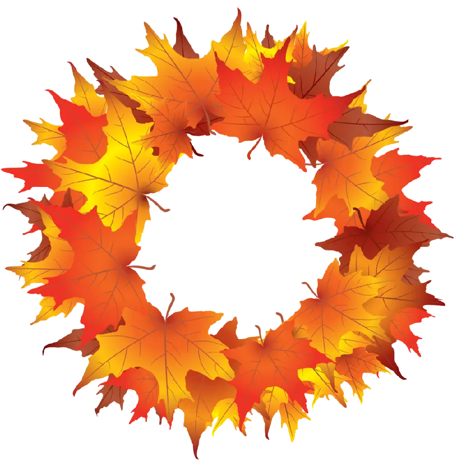 Free download of autumn frame image suitable for writing text