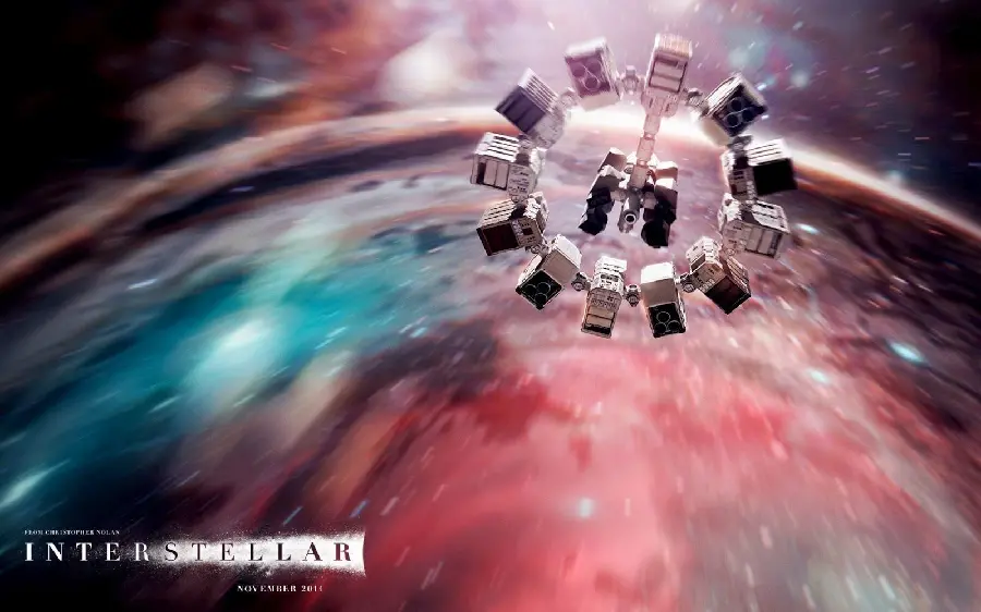 Photo The most interesting scene from the movie Interstellar by the famous director Christopher Nolan