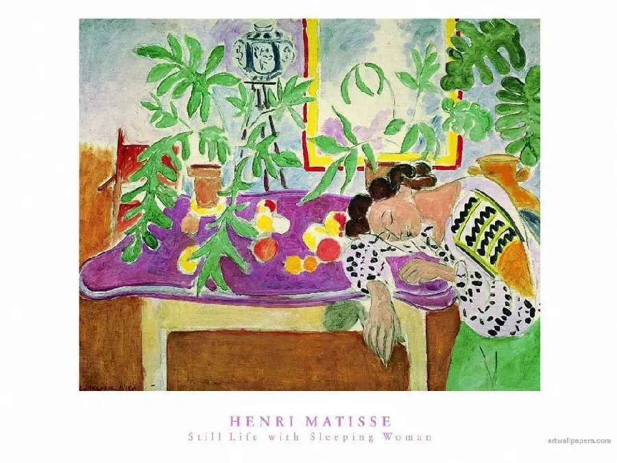 Still Life with Sleeping Woman, 1940 by Henri Matisse