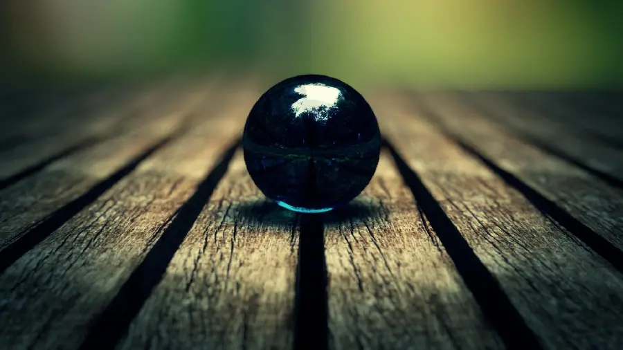 Black Transparent Glass Marbles Wallpaper from Old Games