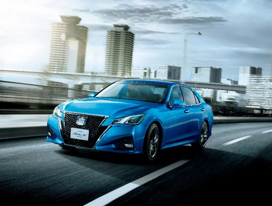 Boyish Wallpaper of a Luxury and Stylish Toyota Crown Car