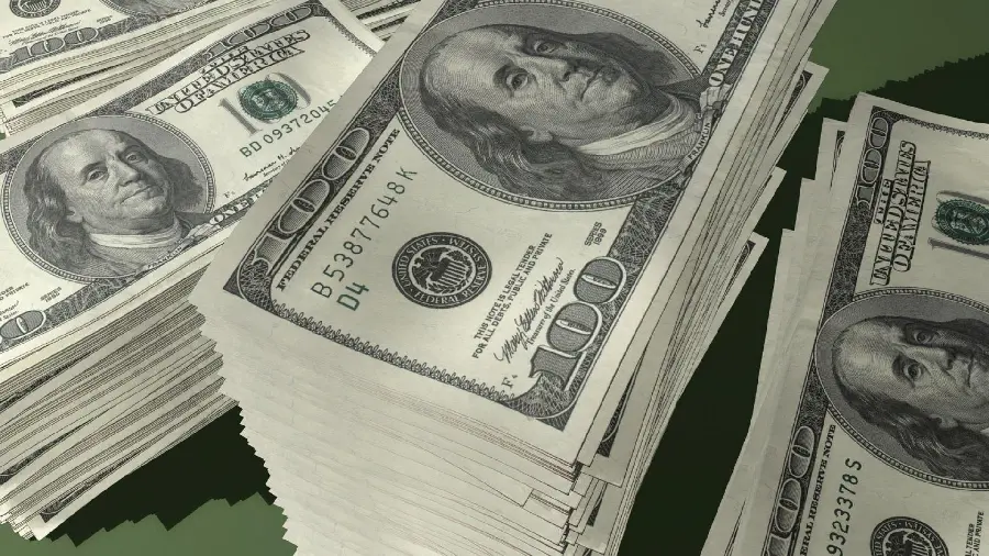 Stylish and special background photo of money design for special people