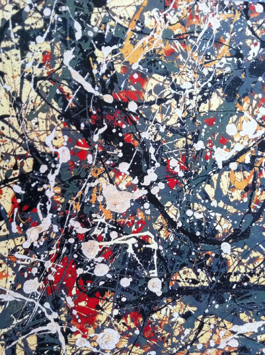 Smithrins Pieces Painting Stone Rose Jackson Pollock