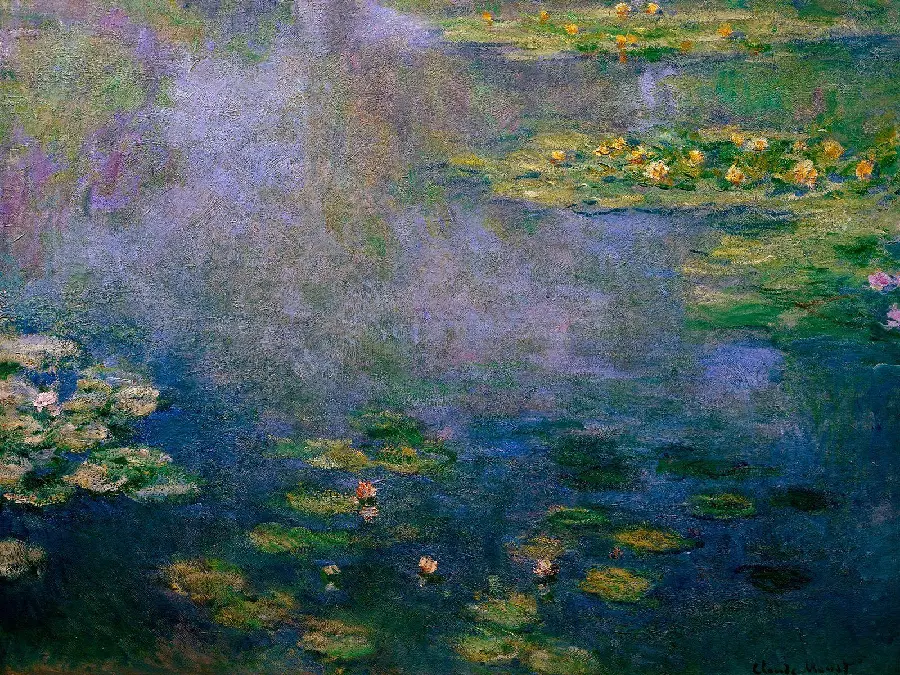 Claude Monet's Water Lilies 1917 Reproductions