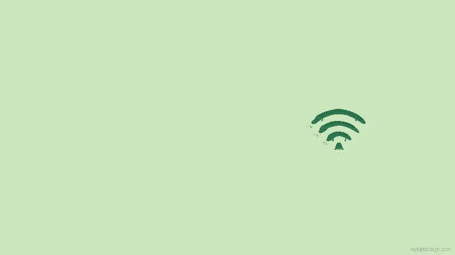 Stock Image Wireless Internet Bandwidth Wi-Fi Modem with Green Background