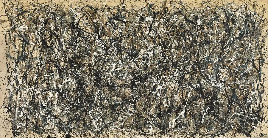 Decorative Wall Painting by Jackson Pollock No. 4