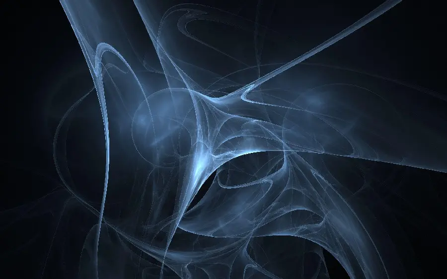 Download Cool Abstract Fractal Stock in Dark Theme for Desktop