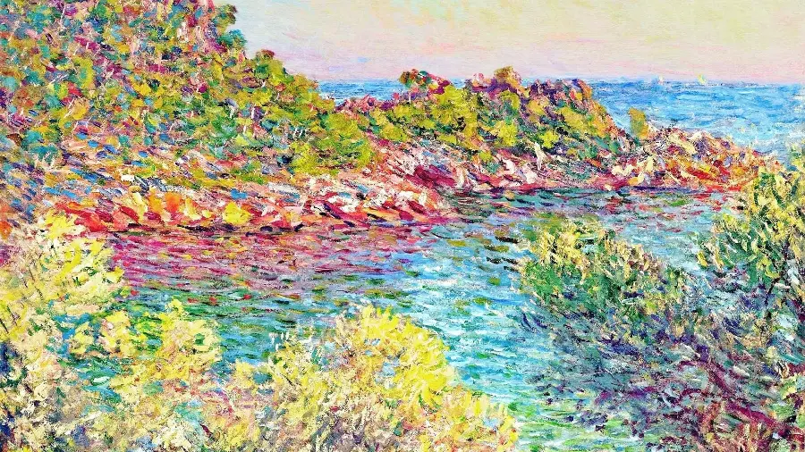 Landscape near Monte Carlo (by Claude Monet)