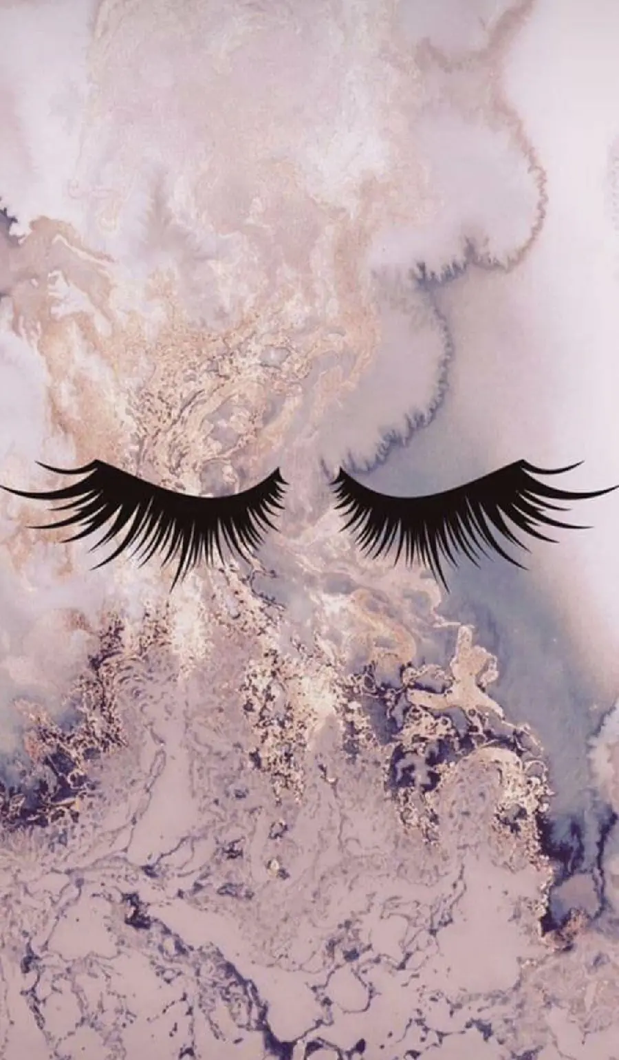 Super beautiful image of eyelash extensions in the latest model