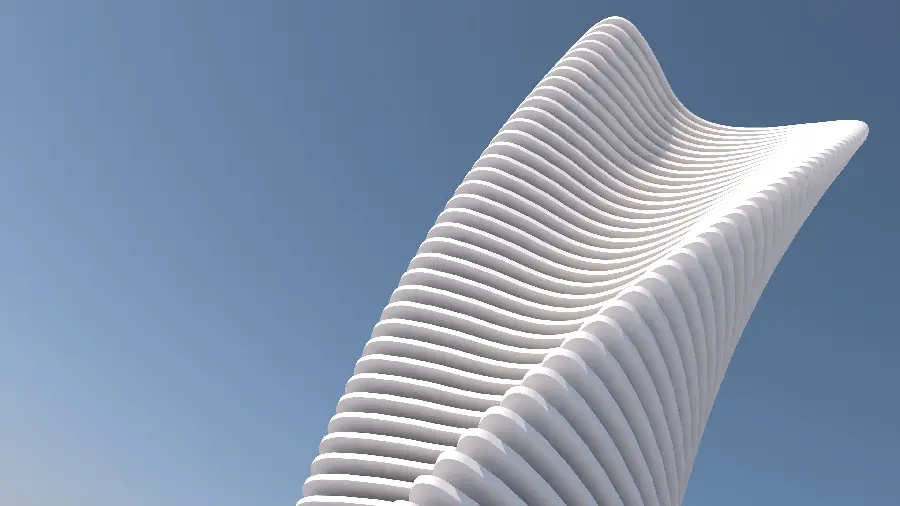 Creative and Excellently Engineered Minimalist Building Image
