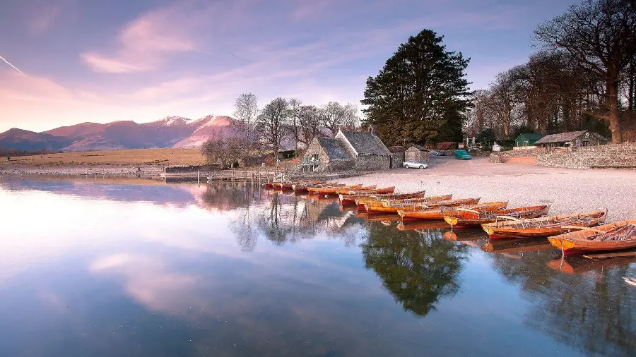 Photo of the scenic lake, a beautiful place to camp and have fun 